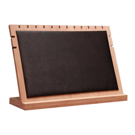 Necklace Display Stand Necklace Easel Showcase Chain Organizer Shelf Jewelry Organizer Holder for Store Bedroom Shop Decoration Black