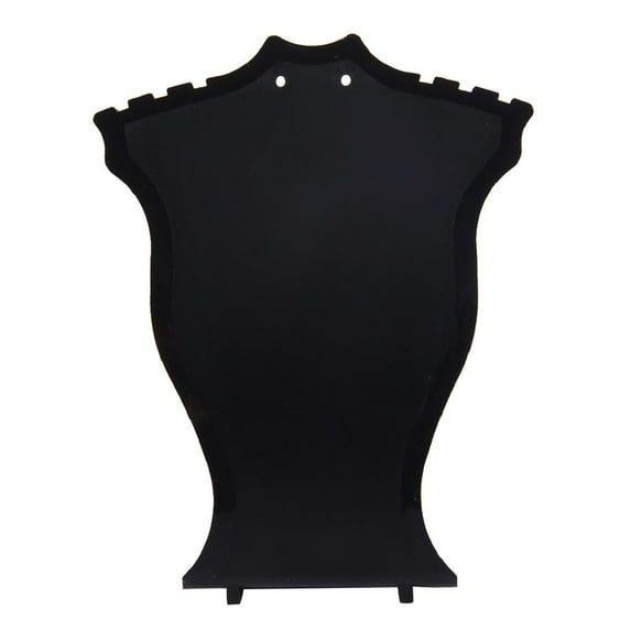 Necklace Earring Display Bust Jewelry Holder Stand Mannequin Showcase Black