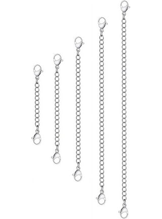 VANBARIS Sterling Silver Necklace Extenders for Women Necklace Extender Silver Chain Extension Bracelet Extender Sterlin