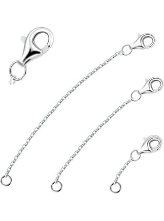  Ybxjges 24Pcs 925 Sterling Silver Necklace Extender Bracelets  Extende for Women Necklaces Bracelet Anklet Extension : Clothing, Shoes &  Jewelry