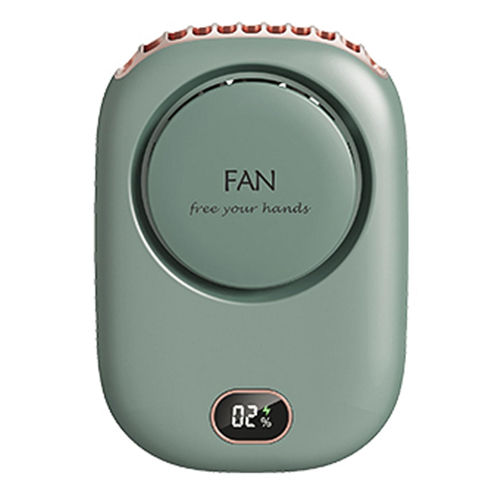 Necklace Fan Mini Wearable Fans Neckband Fan USB Rechargeable Quiet