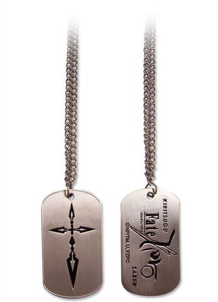 Necklace - Fate/Zero - Kiritsugu Saber Command Seal Dog Tag New ge35511 ...