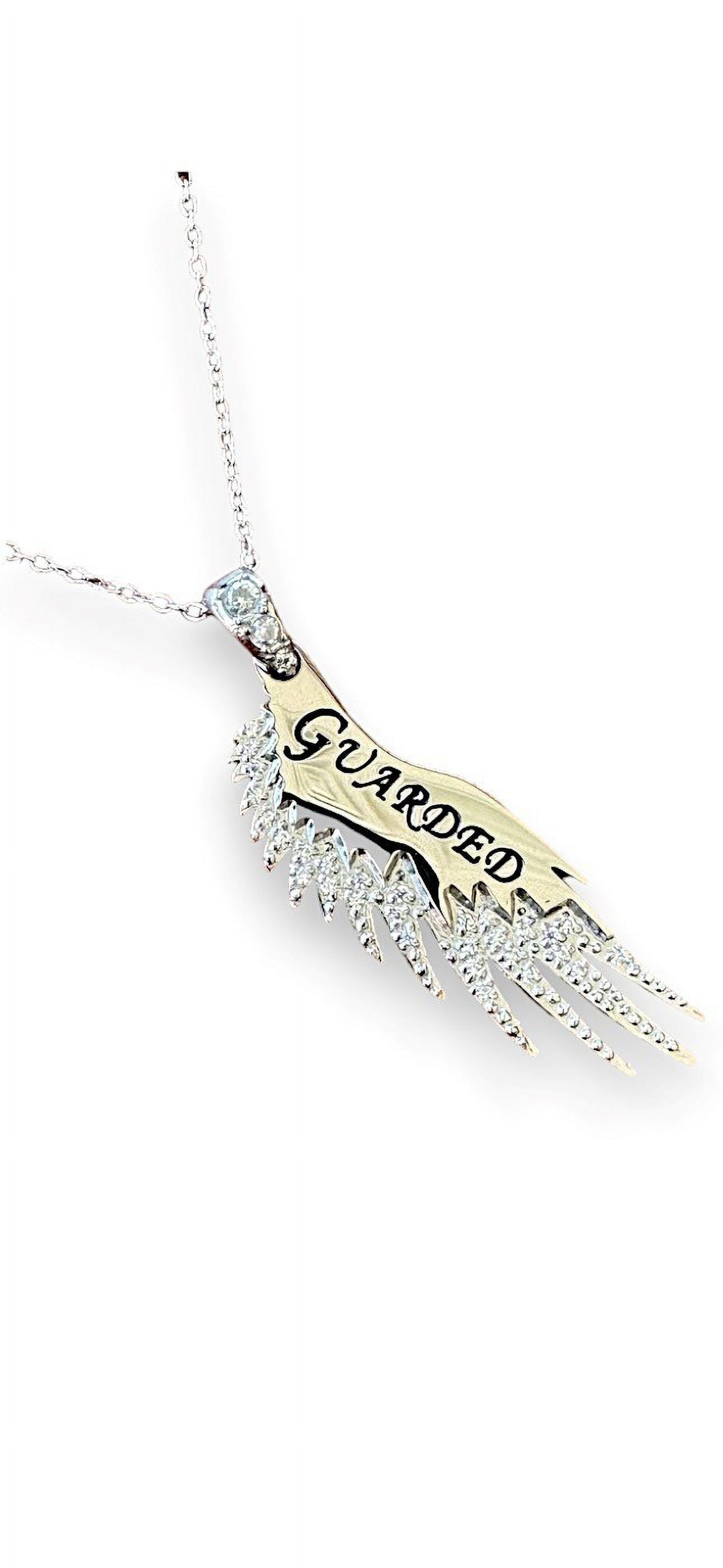SPIRIT AND TRUTH JEWELRY Necklace-Gabriele's Wing-Guarded (Womens) (18")