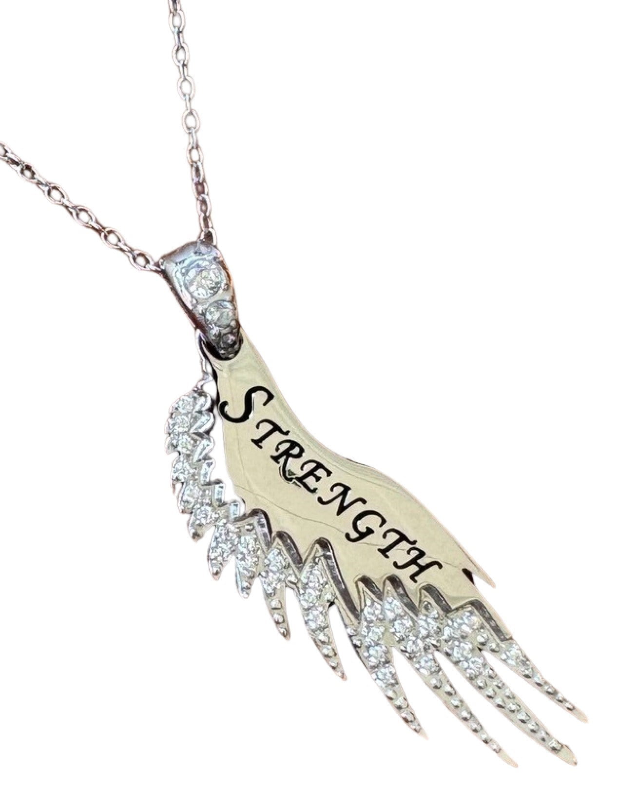 SPIRIT AND TRUTH JEWELRY Necklace-Gabriele's Wing-Strength (Womens) (18")