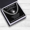 thumbnail image 1 of Necklace Gift For Him, Birthday Gift, Aniversary Gift - Skull - To My Boyfriend - I'm Never Going To Stop Loving You, 1 of 2
