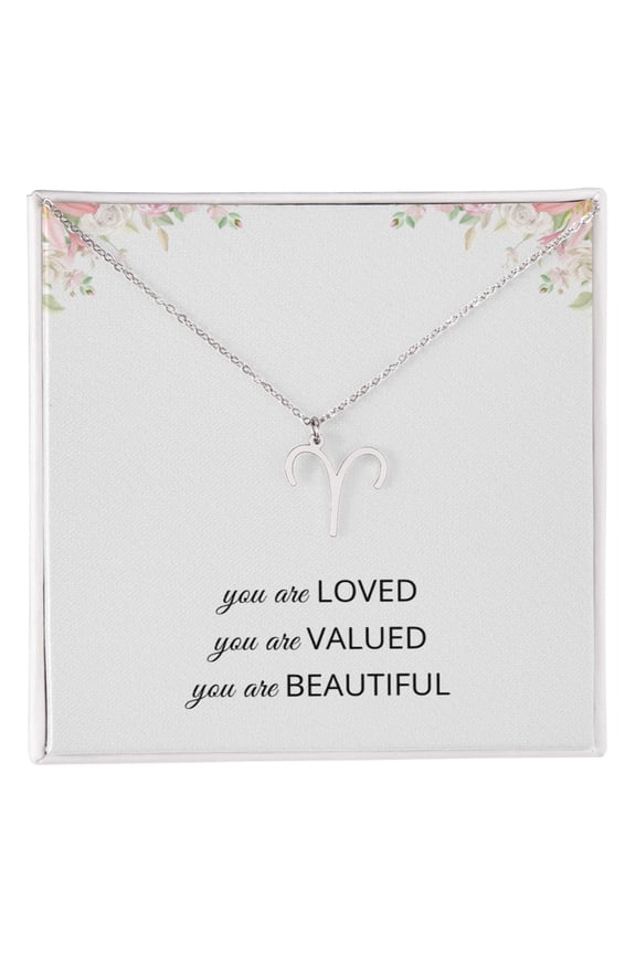 Necklace Gifts for Women Affirmation Birthday Gift for Daughter Granddaughter Christmas Gift Mantra Necklace Niece Gift Virgo Sagittarius Zodiac Gifts All Signs