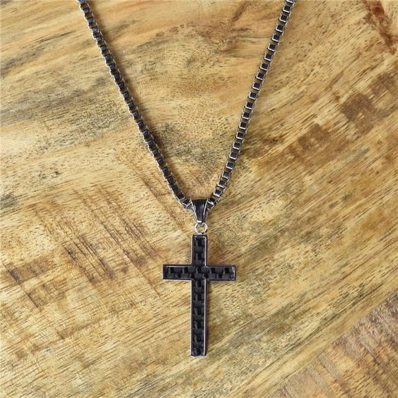Necklace--Just For Him-Cross Box Chain (24)