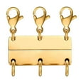 thumbnail image 1 of Necklace Layering Clasp, Magnetic Layered Necklace Connector - Gold-Plated Clasp for 3-5 Chains, Adjustable Length for Stacking Jewelry, 1 of 1