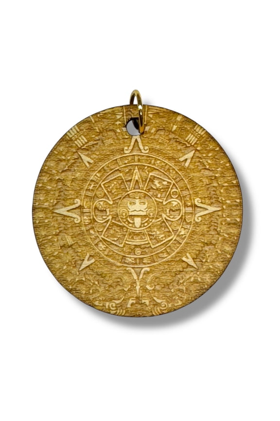Necklace - Mayan Calendar - Snake and Cable Link chains