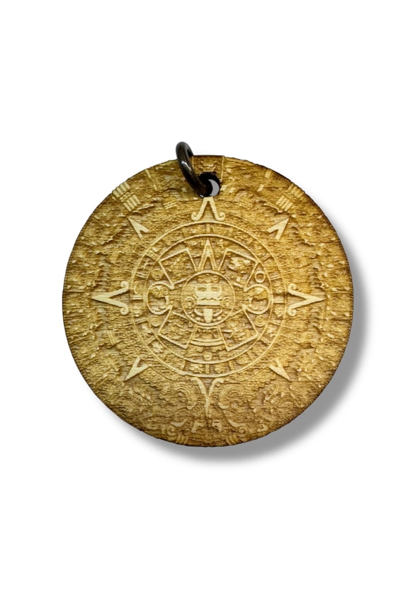 Necklace - Mayan Calendar - Snake and Cable Link chains