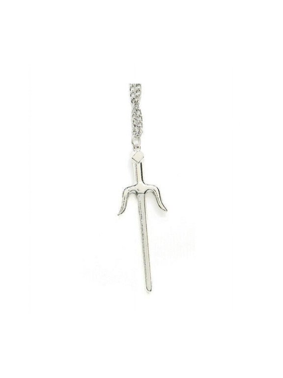 Necklace Sai Pendant and Chain Martial Arts Chain