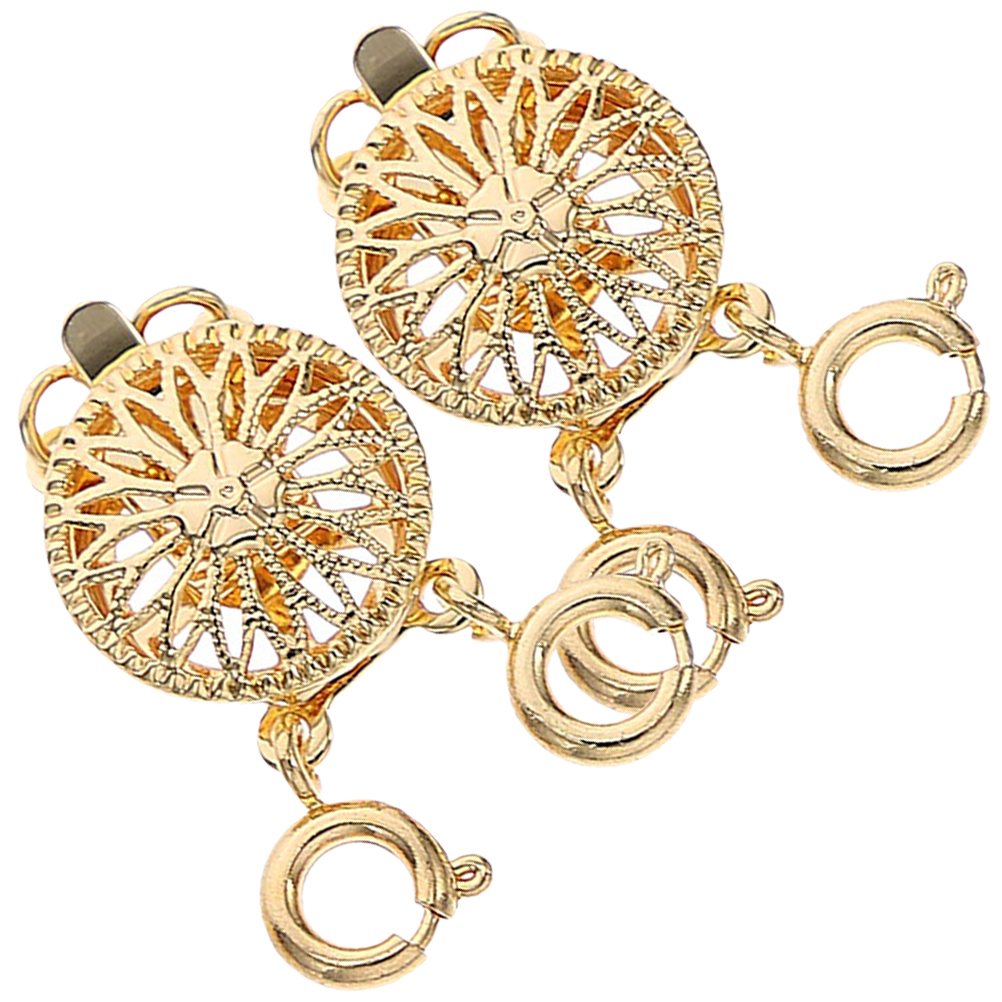 Necklace Separator Jewelry Layering Connector Clasp Copper Clasps for