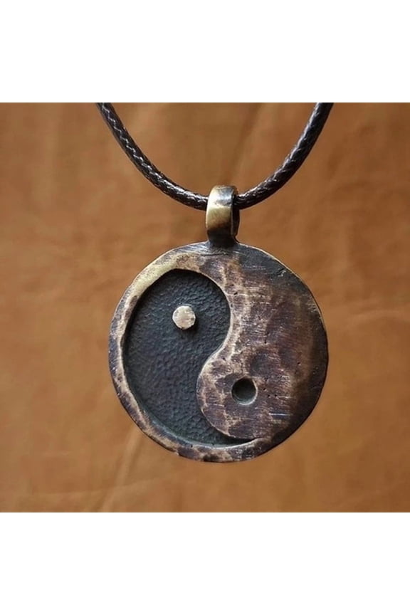 Necklace Women's Men's Party Jewelry Gifts Chinese Tai Chi Necklace,Black