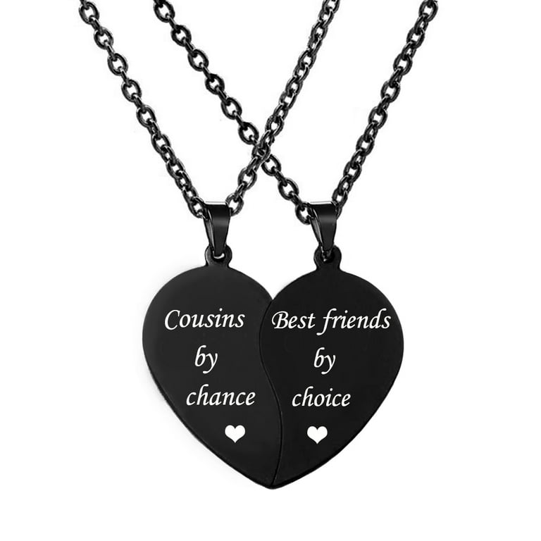 Best friend hotsell cousin necklaces