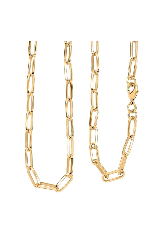 Necklace in 18K Yellow Gold Plated Bronze 20 Inches