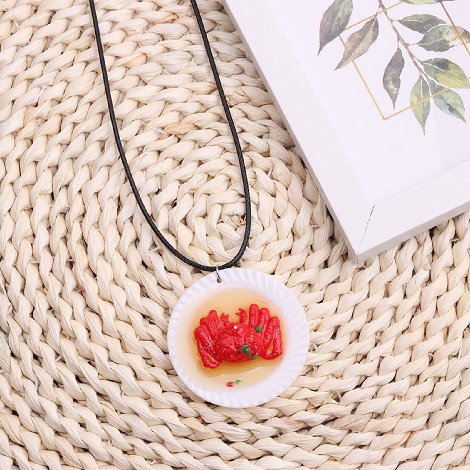 BNQL Dumpling Charm Necklace – Cute Food Jewelry, Gift For Dumpling Lovers, 17" Chain + Extension, With Gift Pouch 5 thumbnail image