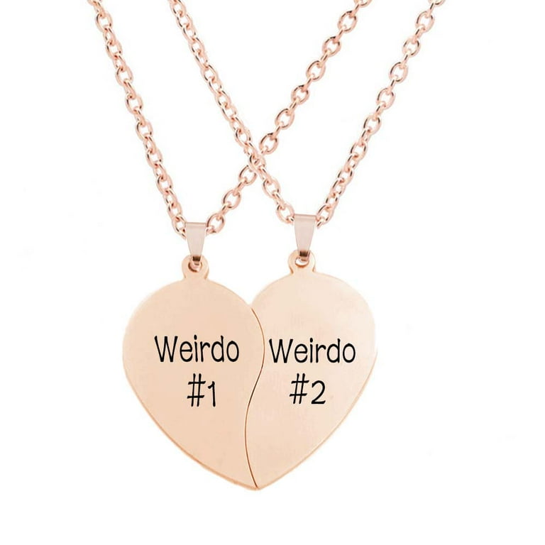 Weirdo bff necklaces online