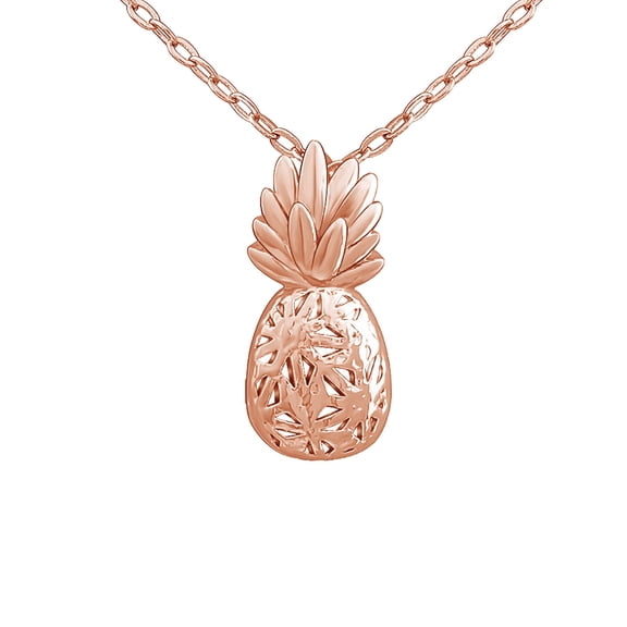 Necklaces & Pendants Fruit Pineapple Necklace Sweet Fruit Accessories Simple Necklace Collarbone Chain Jewelry Gift (Gold )