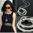thumbnail image 1 of Necklaces Pendants Long Chain Women Fashion Rhinestone Silver Plated Pendant Necklace Gift, 1 of 9