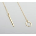 thumbnail image 1 of Necklaces & Pendants Womens Chic Y Shaped Circle Lariat Chain Jewelry Necklace, 1 of 2
