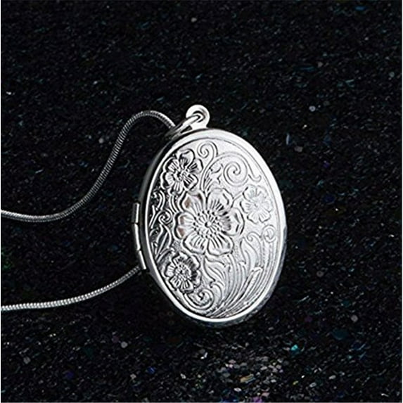 Necklaces Pendants for Women Locket Jewelry Round 925 Rose Chain Box Fashion Mother's Day Valentine's Day Necklace Gifts