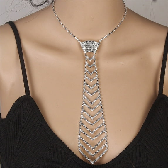 Necklaces & Pendants for Women - Stylish Rhinestone Bow Tie Choker Neckwear Fashionable Accessory