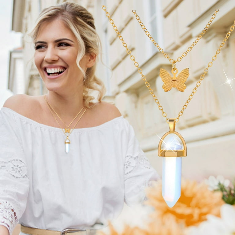 Boho pendant necklace hot sale