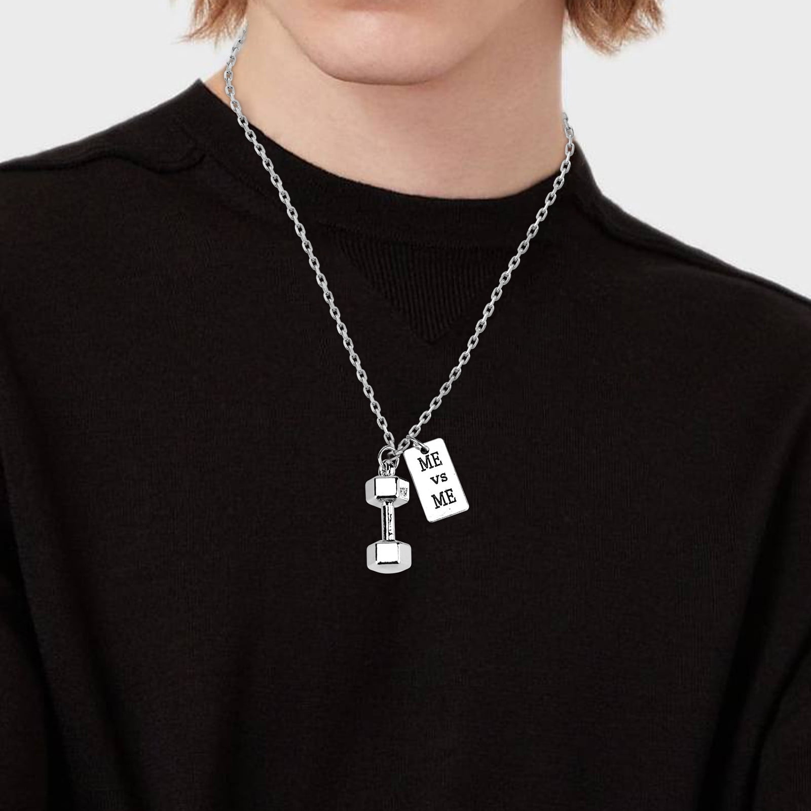 Couples Stainless Steel Poker Card Heart Necklaces - Matching Pendant Set For Him & Her - View #7