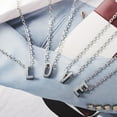 Necklaces for Women New Simple Letter Pendant Titanium Steel Necklace