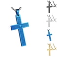 thumbnail image 1 of Necklaces for Men Women 2026 Fashion Christian Cross Pendant Necklace Jewelry Gift, 1 of 5