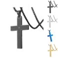 thumbnail image 1 of Necklaces for Men Women 2026 Fashion Christian Cross Pendant Necklace Jewelry Gift, 1 of 3