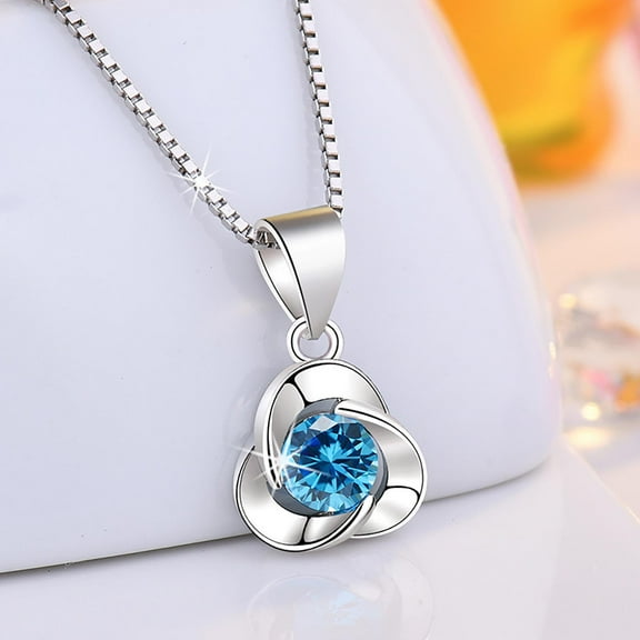 Necklaces for Women 2022 Fashion Cubic-Zirconia Flower Necklace For Women Gril Wonderful Gift-726