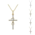 thumbnail image 1 of Necklaces for Women 2026 Fashion Shiny Rhinestone Christian Cross Pendant Necklace Jewelry Gift, 1 of 6