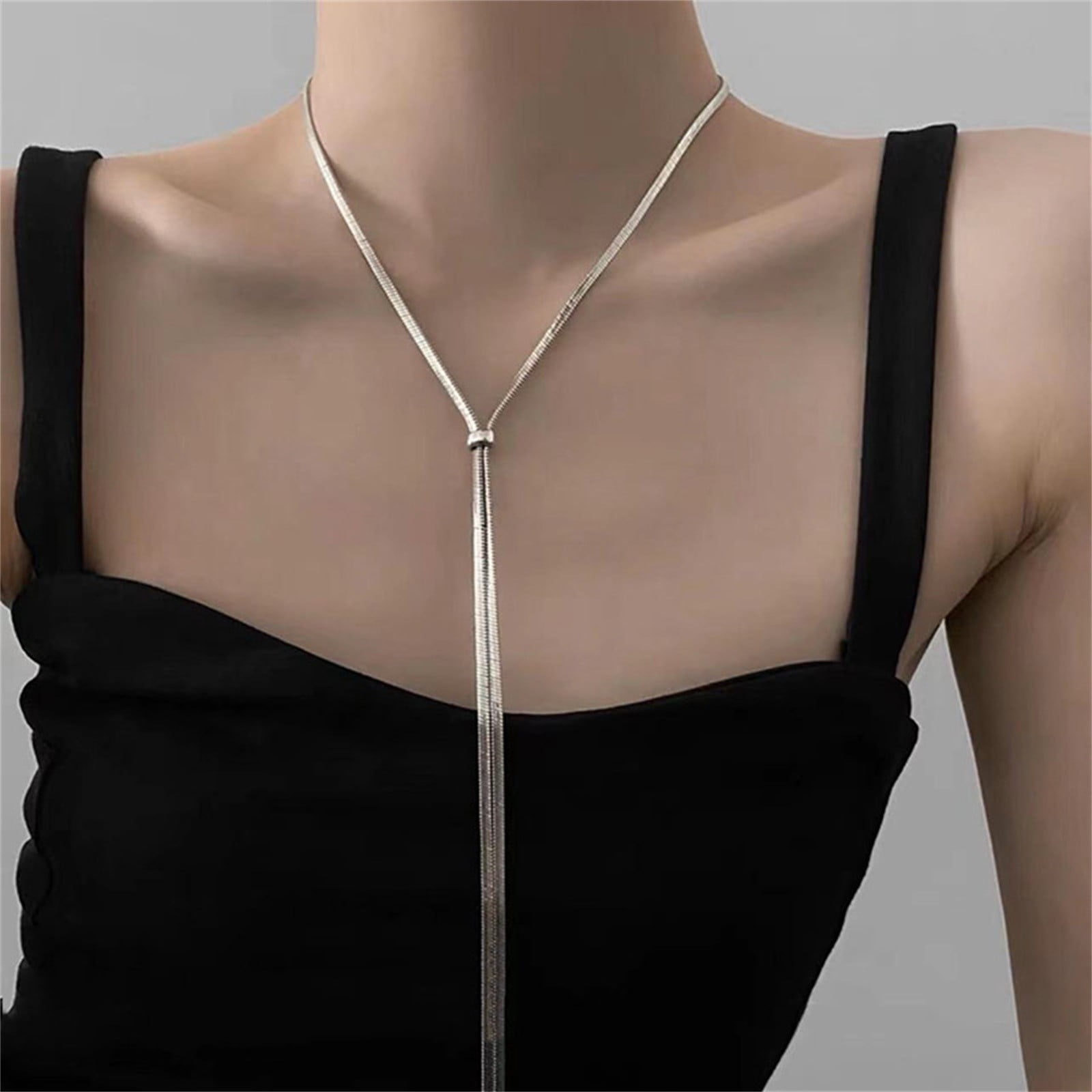 CUOFF Necklaces for Women Clearance Sterling Silver 925 Long Necklaces Trendy Necklace for Women Necklace Birthday Mother Day Gifts