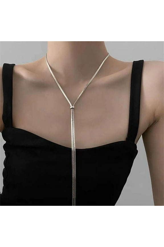 Necklaces for Women Clearance Sterling Silver 925 Long Necklaces Trendy Necklace for Women Necklace Birthday Mother Day Gifts