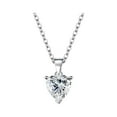 thumbnail image 1 of Necklaces for Women Trendy Jewelry for Women Lady Heart Necklace Shiny Jewelry Heart Shaped Zircon Heart Necklace For Valentine's Day Birthday, 1 of 4
