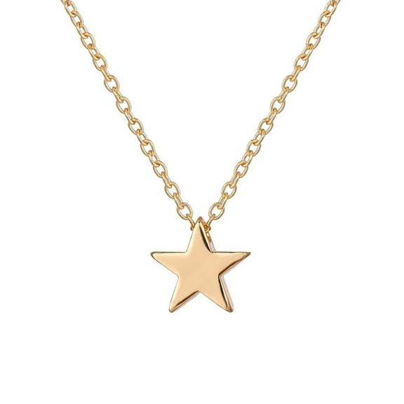 Necklaces for Womennecklaces & Pendants Star Necklace Pendant for Women Pendant Women's Necklaces Birthday Gift for Mom Women Wife (Gold )