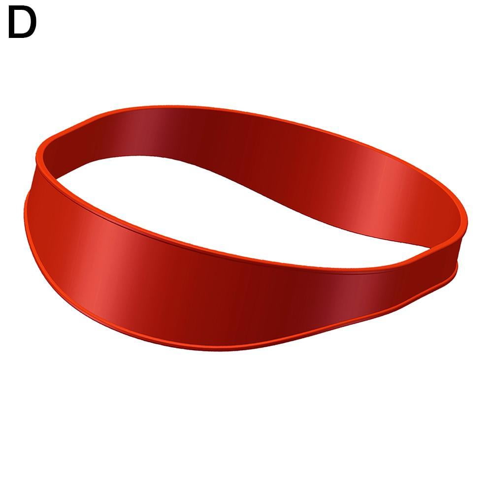  Fade Guide and Neckline Shaving Template, Curved Silicone Band, Great for Creating Skin Fade Guidelines for DIY Haircuts