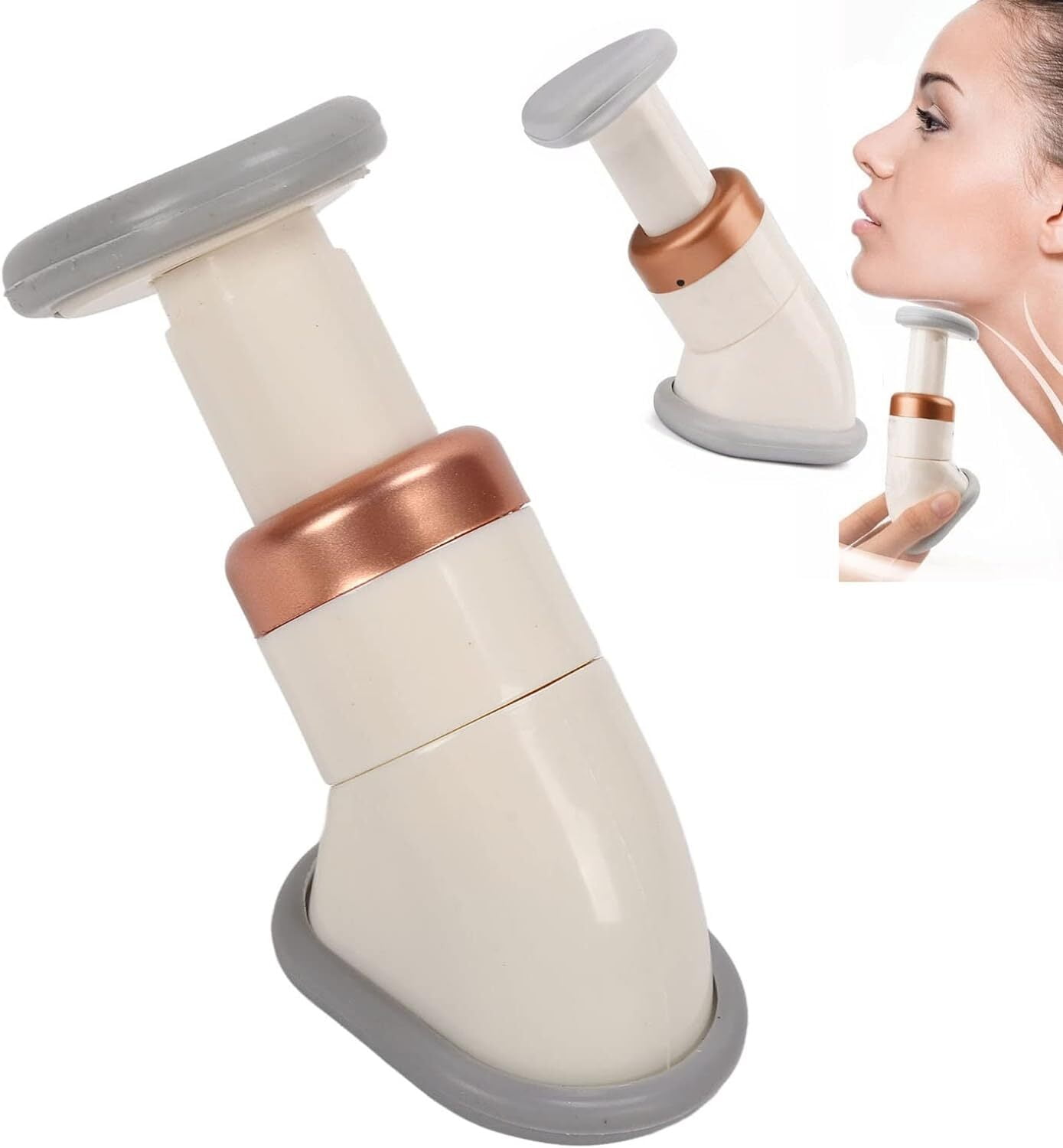Neckline Slimmer & Toning Massager , Double Chin Remover,Facial Neck