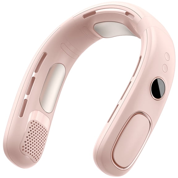 Necks Air Conditioning Miniature Rechargeable Digital Display Bladeless Electric Fan Wearable Cooling Device
