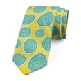 thumbnail image 1 of Necktie, Abstract Halved Watermelons, 3.7", Mustard Cadet Blue, by Ambesonne, 1 of 4