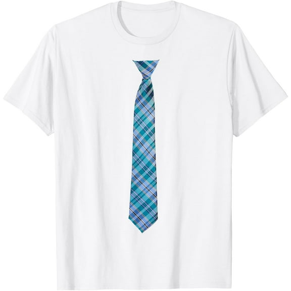 Necktie Dress T-Shirt for Weddings, Prom, Office, Receptions T-ShirtMen's and women's pure cotton short-sleeved shirts