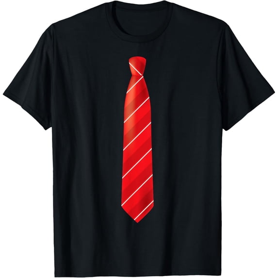 Necktie Dress T-Shirt for Weddings, Prom, Office, Receptions T-Shirt