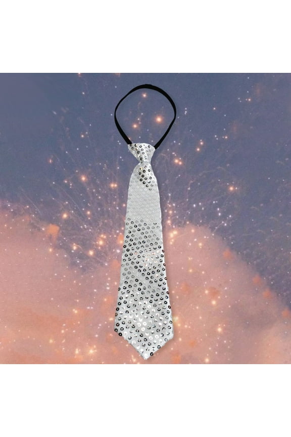 Necktie Men's Casual Tie Sequin Tie Dance Performance Stage Performance Sequin Men Girls Casual Zipper Adjustable Ti-34 plus Self Bow Ties for Boys Bow Ties Slim Fit Pants Thin Spiral