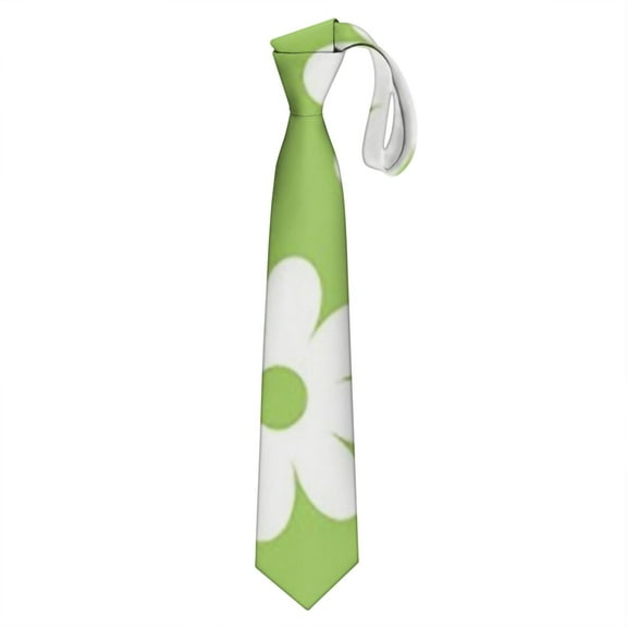 Necktie & Polyester Tie Range: Autumn-Inspired Wildflower Tie for Men, Easy to Match with Any Outfit, Ideal for Daily Wear