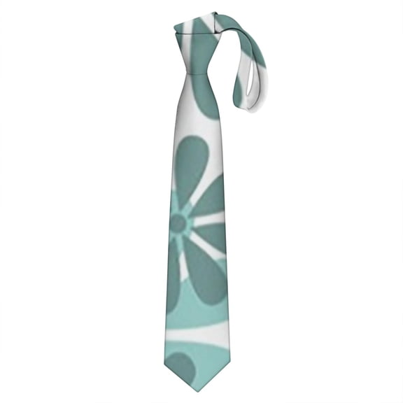Necktie & Polyester Tie Range: Autumn-Inspired Wildflower Tie for Men, Easy to Match with Any Outfit, Ideal for Daily Wear