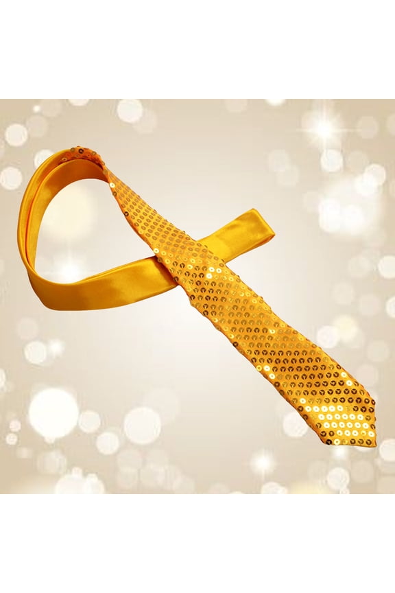 Necktie Sequined Men's And Women's Sequined Tie Formal Wedding Evening Party Performance Stage Tie Small Hair Ties for Babies Elastic Hair Ties And Clear Pearl for Women Extra Big Thick