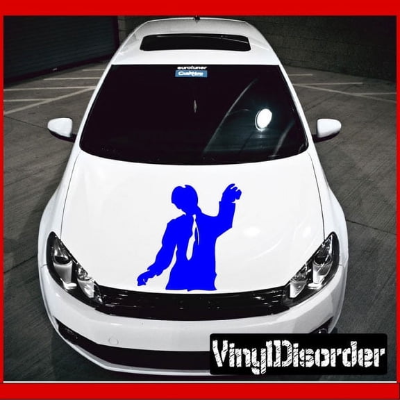 Necktie Zombie Reaching Decal - 36 Inches