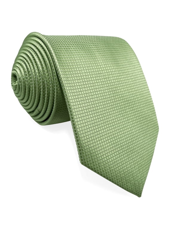 Neckties for Men Solid Sage Green Silky Touch for Business Formal Attire Party Prom Gift Classic 57.5"