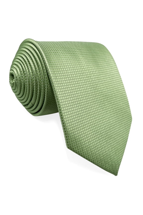 Neckties for Men Solid Sage Green Silky Touch for Business Formal Attire Party Prom Gift Classic 57.5"
